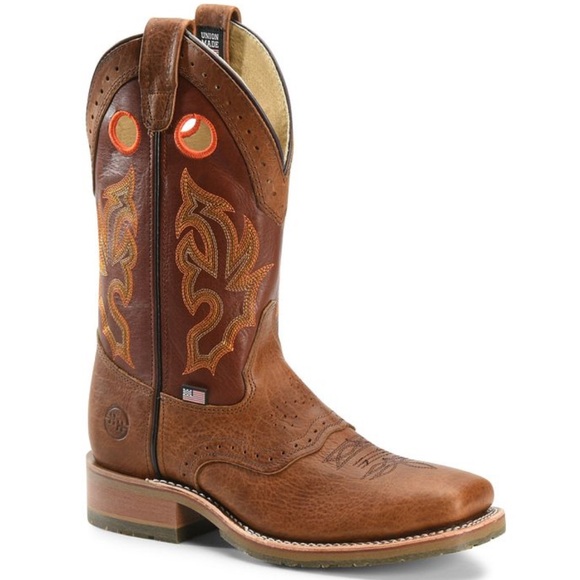 Double-H Mickey Soft Toe Western Work Boots, Men’s Size 11 - Picture 1 of 11